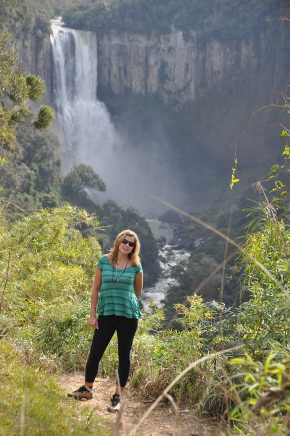 Mirante do magnífico Salto São João, em Prudentópolis - PR
